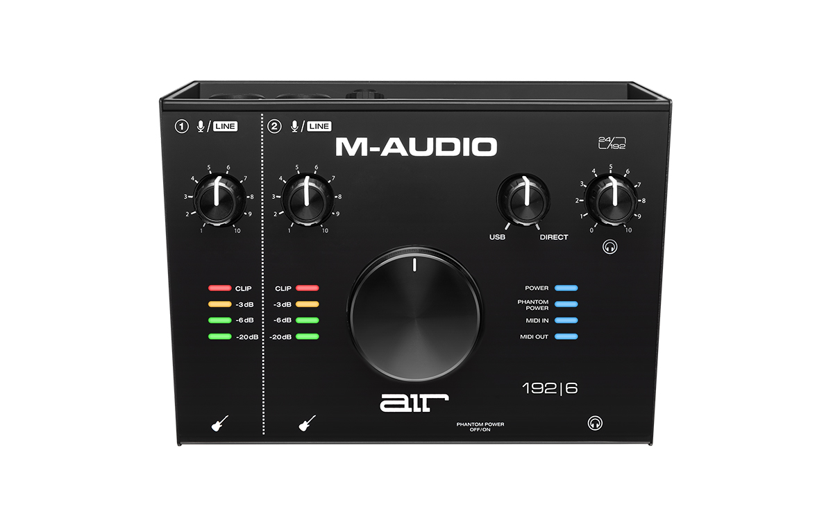 M-AUDIO AIR 192 | 6 USB Audio Interface 2-IN, 2-OUT